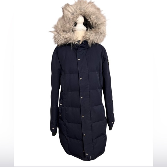 Down Spyder parka.  Jacket.  Winter. - Picture 1 of 4